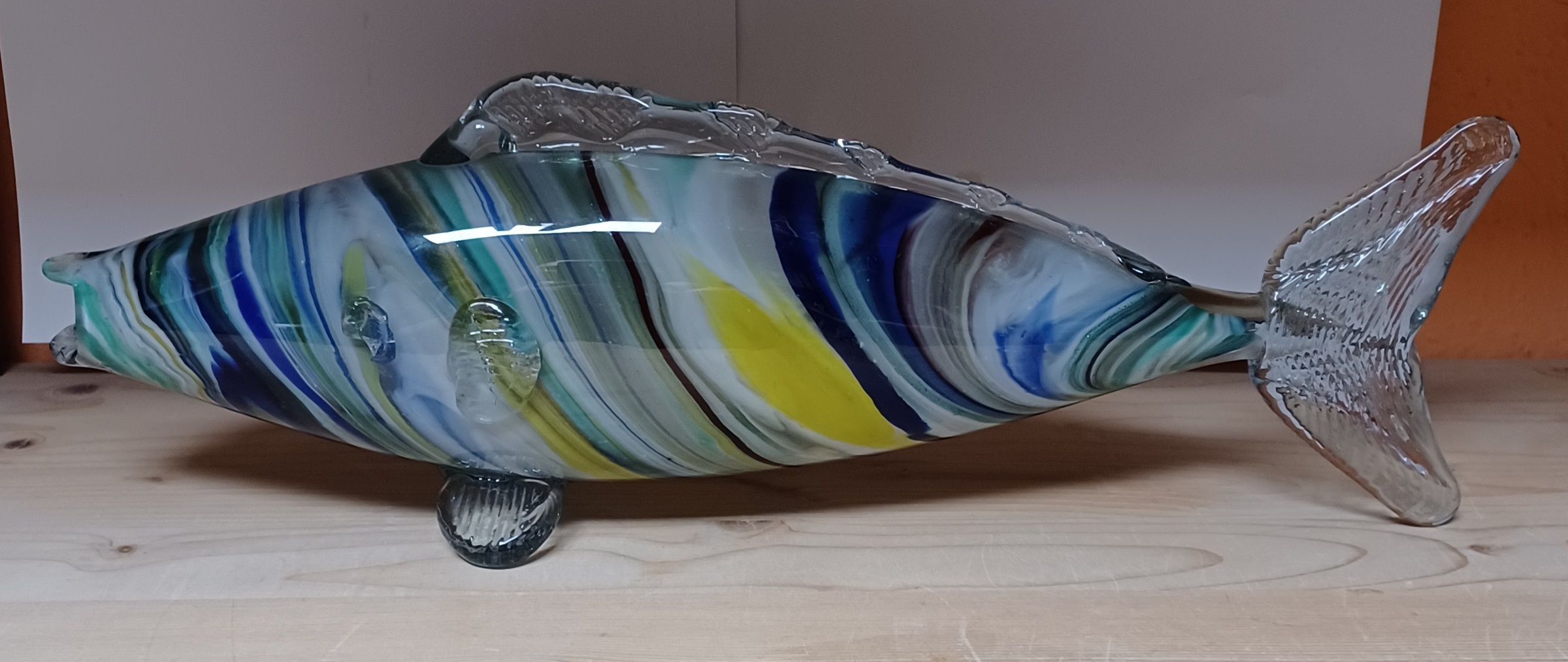 0010 Murano glas fisk