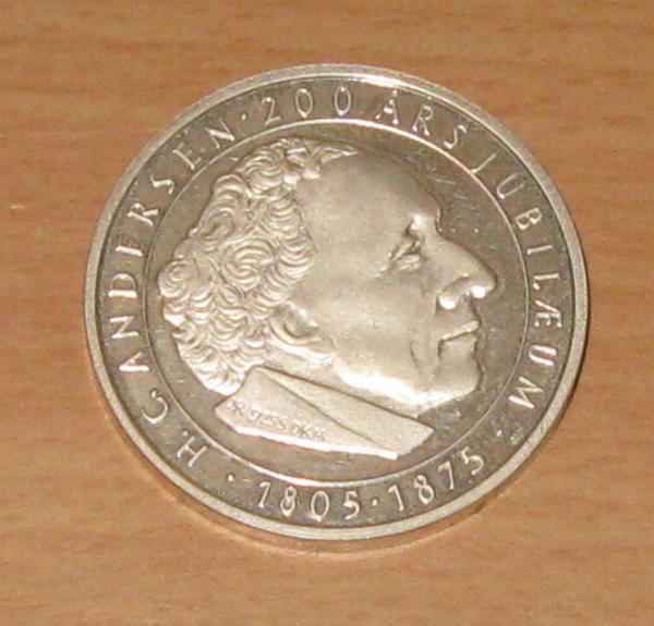 0020 H.C.Andersen 200 års jubilæums mønt