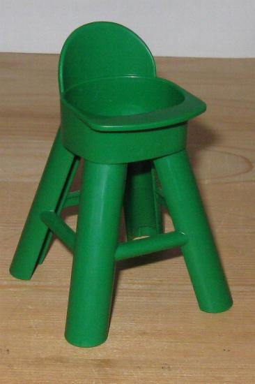 0230 Høj stol grøn