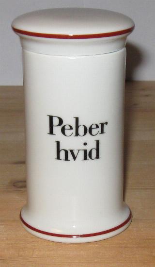 B&G Peber Hvid