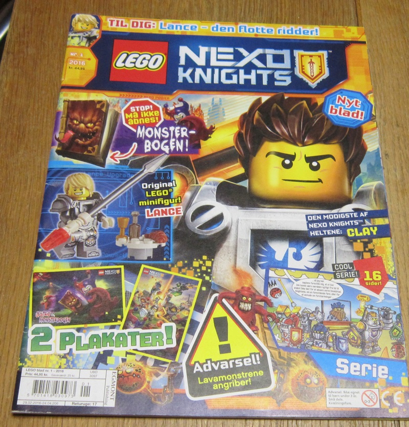 0780 Lego Nexo Knights Nr. 1 - 2016