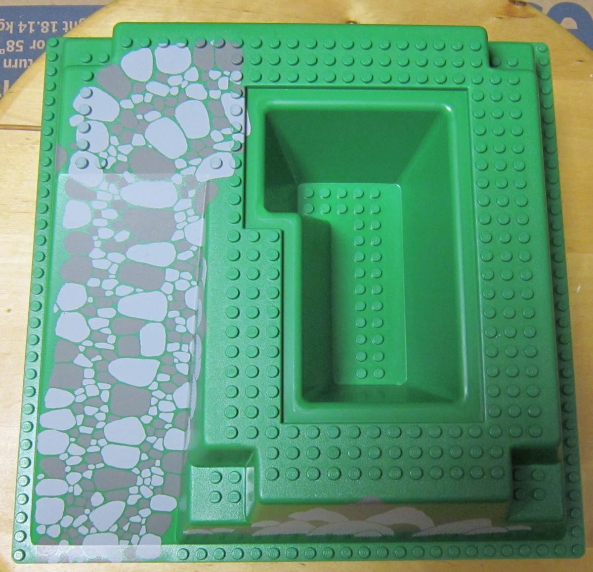 0100 Lego forhøjet grundplade (1 mm)