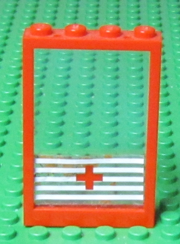 0040 Lego Facade vindue 1 * 4 * 6