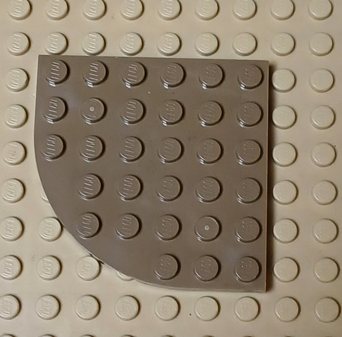 0110 Lego plade rund 6 * 6